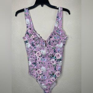 River island floral bodysuit with underwire size 12